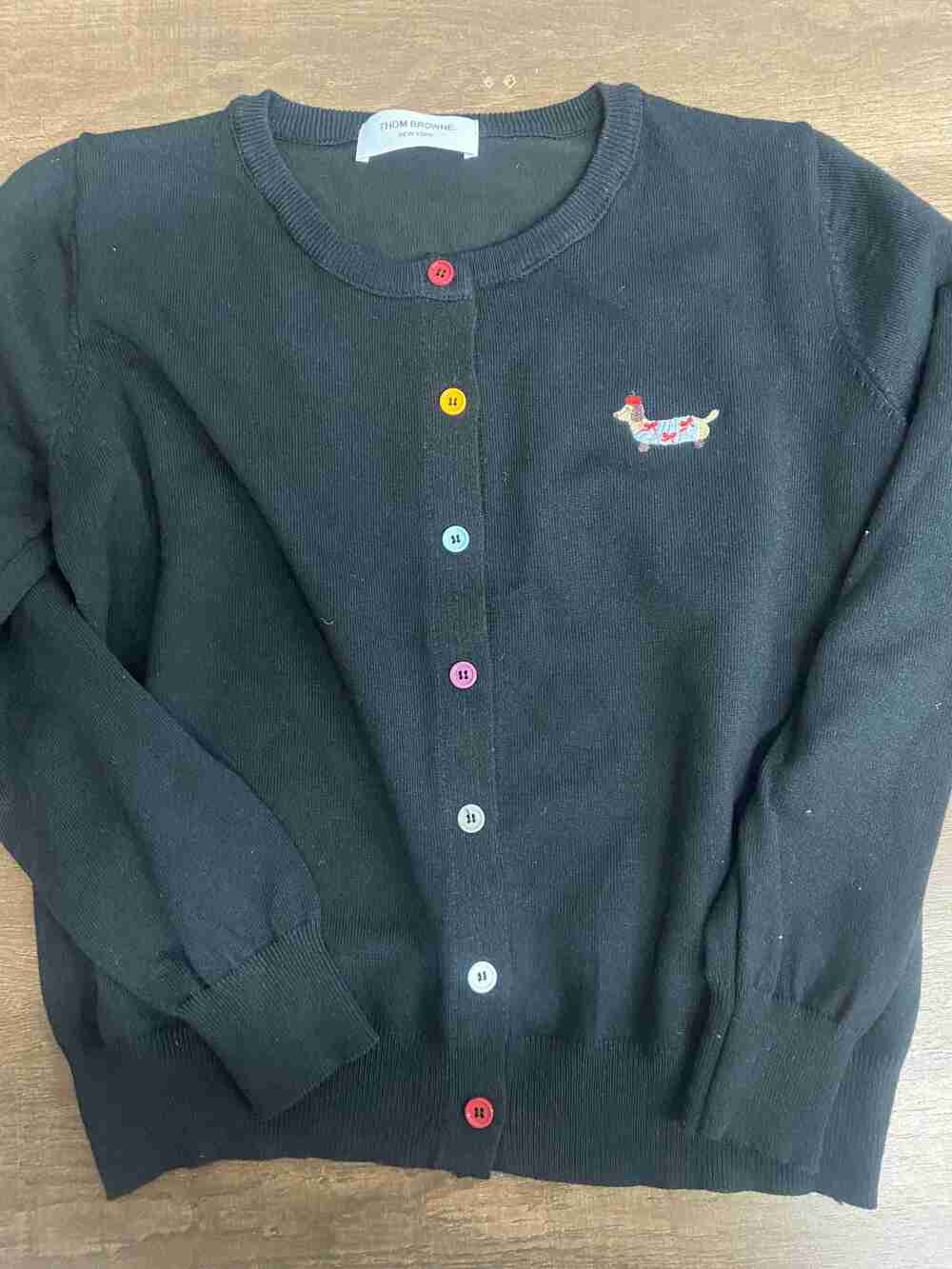 🔥Women Thom Browne Long Sleeve Knit Cute Puppy Embroidery